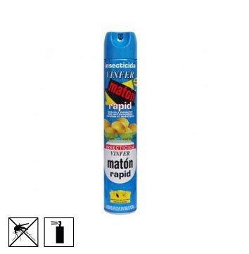 MATÓN RAPID - INSECTICIDA AEROSOL (moscas y mosquitos) 750ml